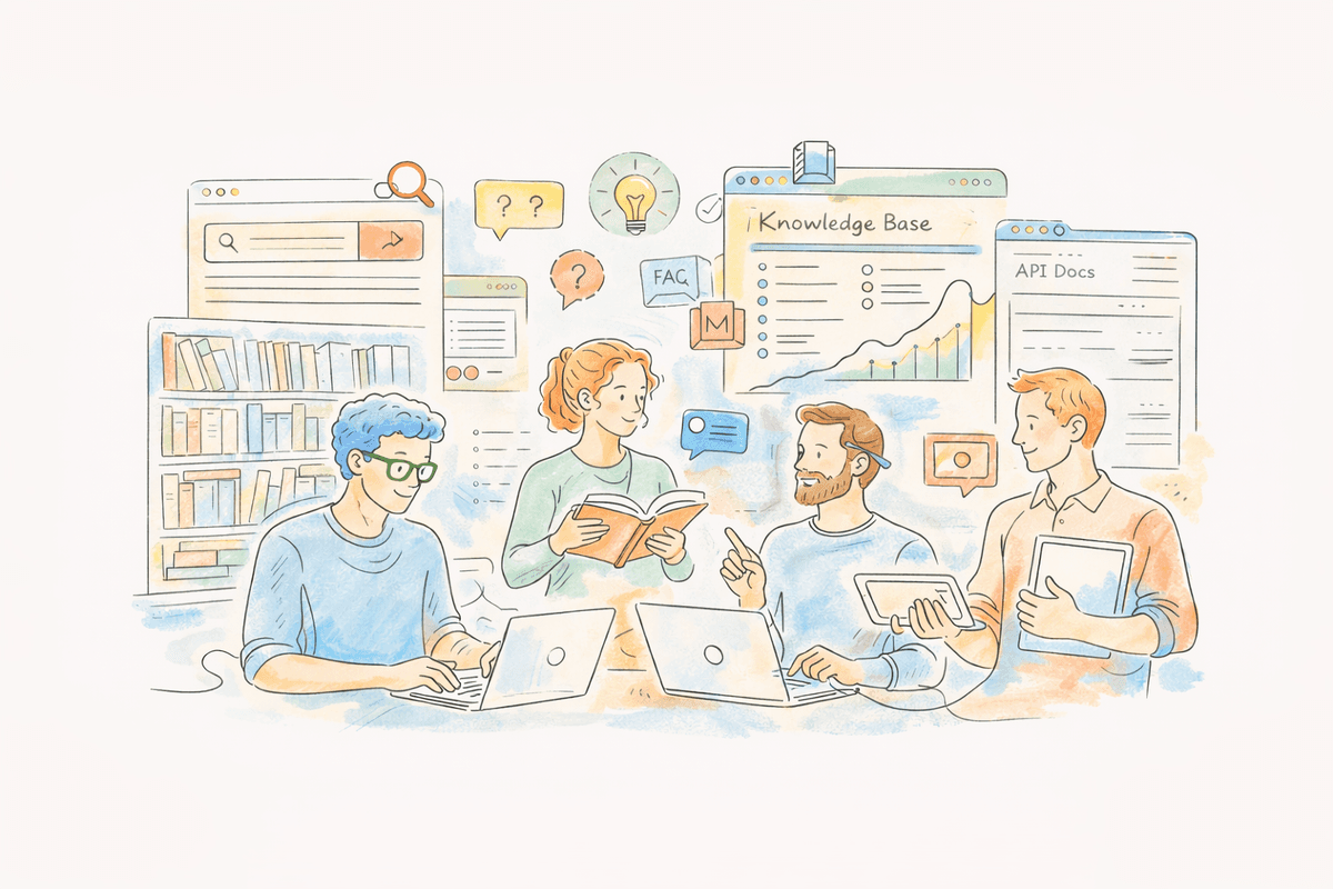 Resource center illustration